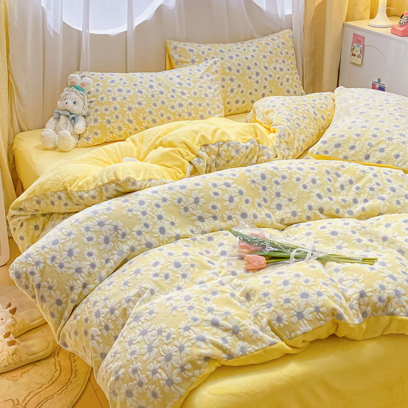 1pc Thicken Winter Super Warm  - Linen Duvet Cover incelemesi ve fiyatı