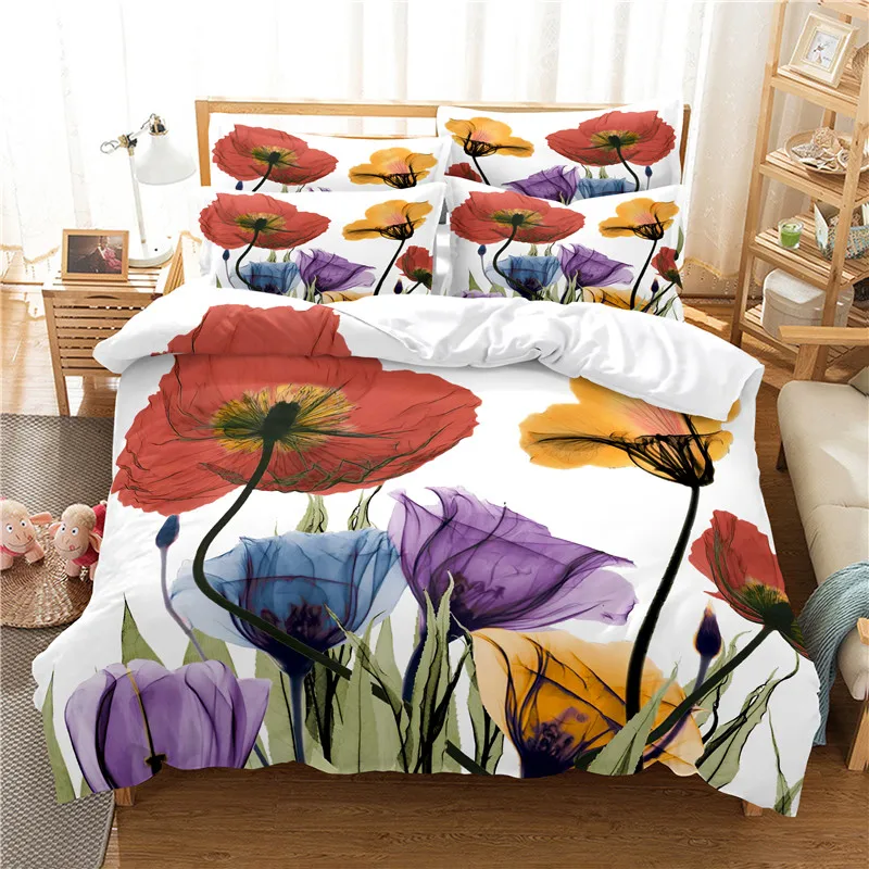Flowers Bedding Set Duvet Cove - Linen Duvet Cover incelemesi ve fiyatı