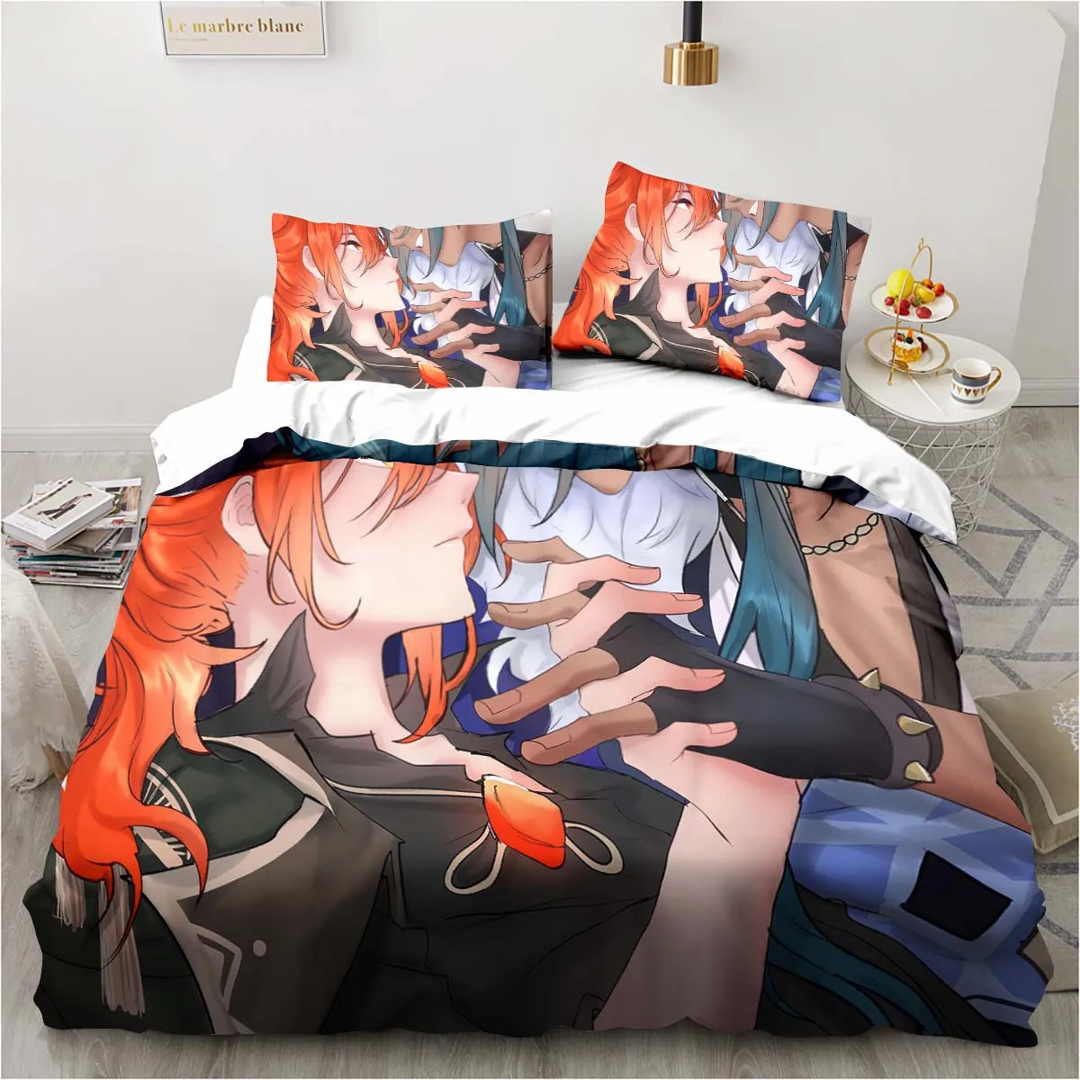 Cartoon Anime Genshin Impact G - Linen Duvet Cover incelemesi ve fiyatı