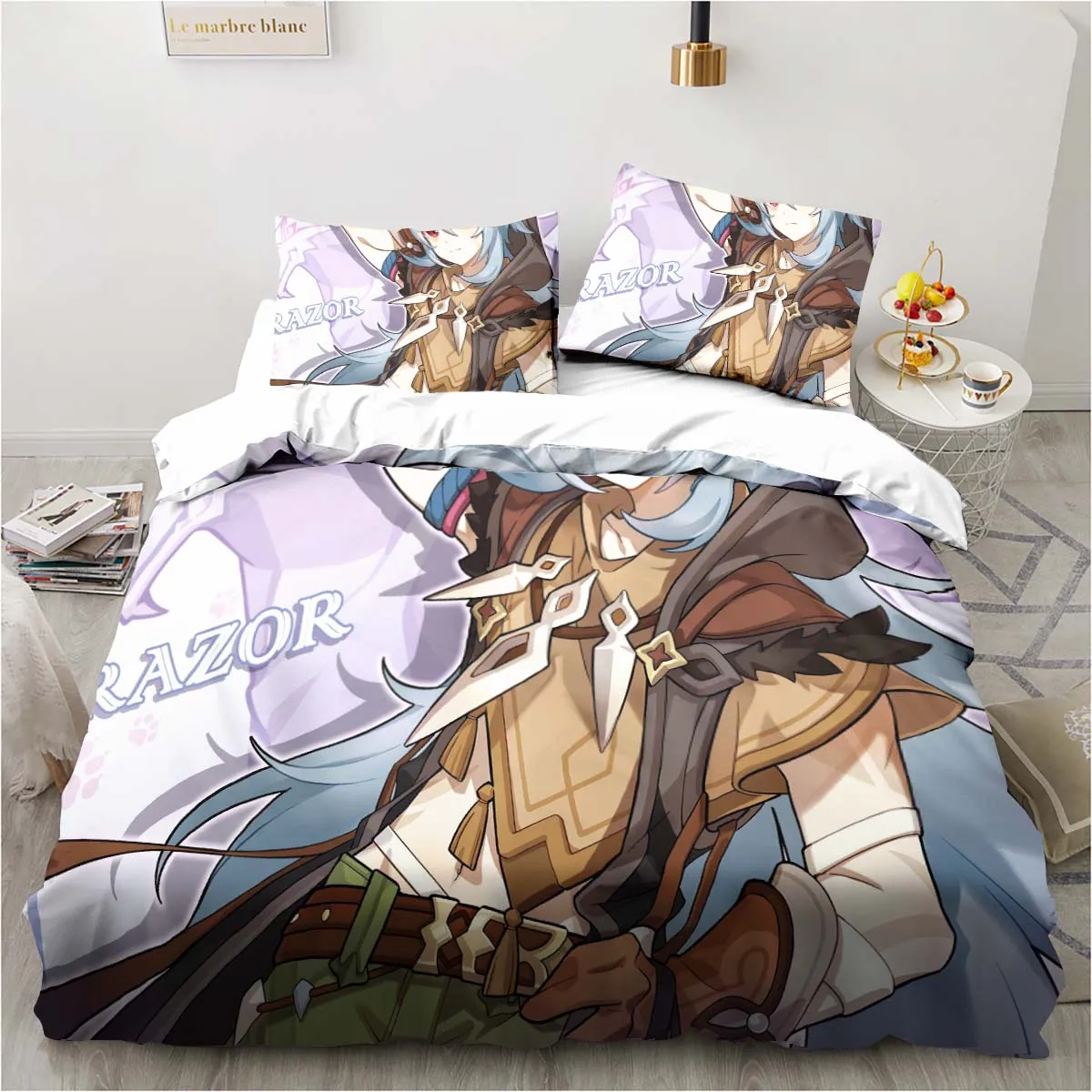 Cartoon Anime Genshin Impact G - Linen Duvet Cover incelemesi ve fiyatı