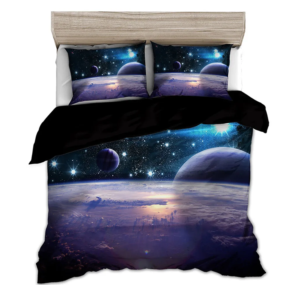 Space star 3d Galaxy Duvet Cov - Linen Duvet Cover incelemesi ve fiyatı