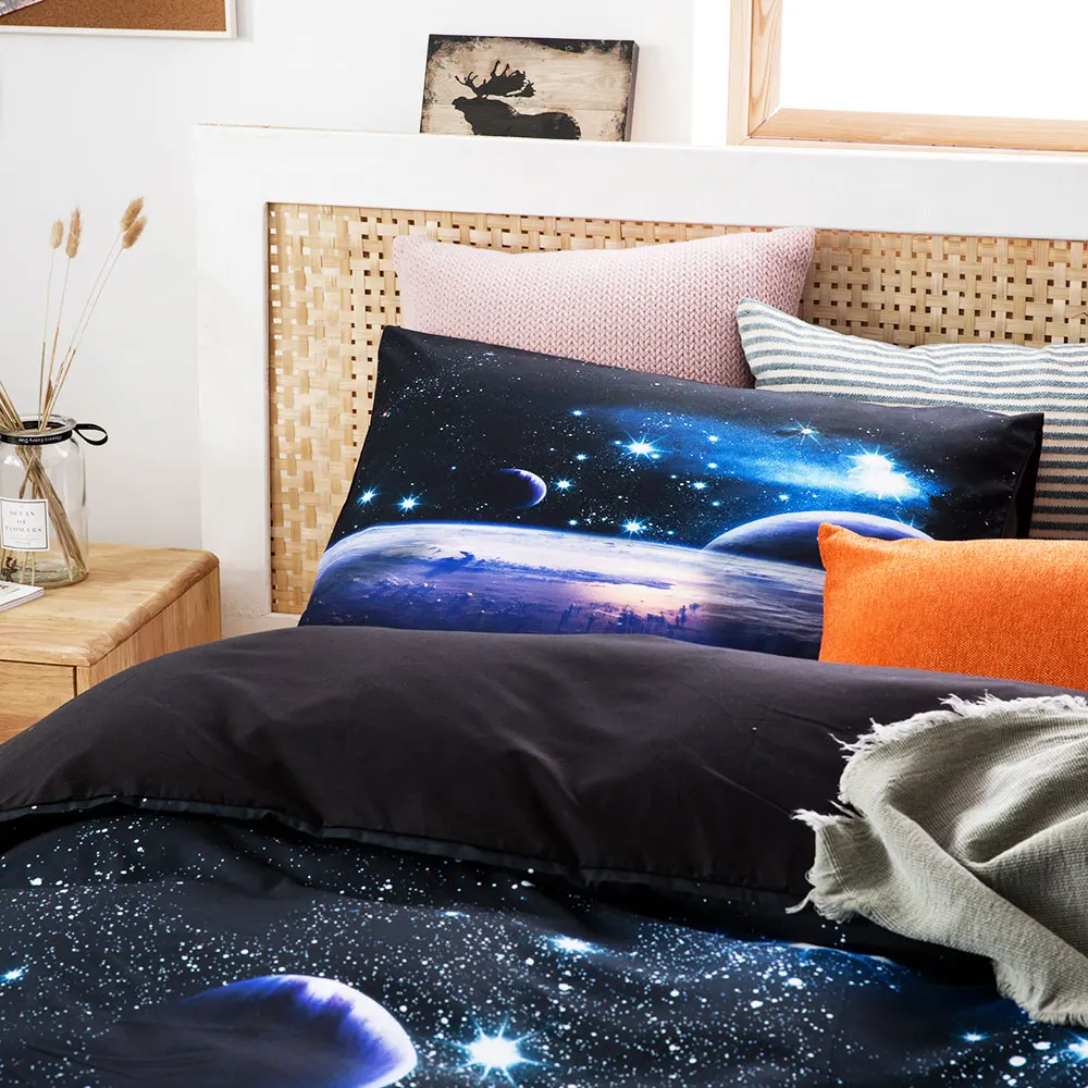 Space star 3d Galaxy Duvet Cov - Linen Duvet Cover incelemesi ve fiyatı