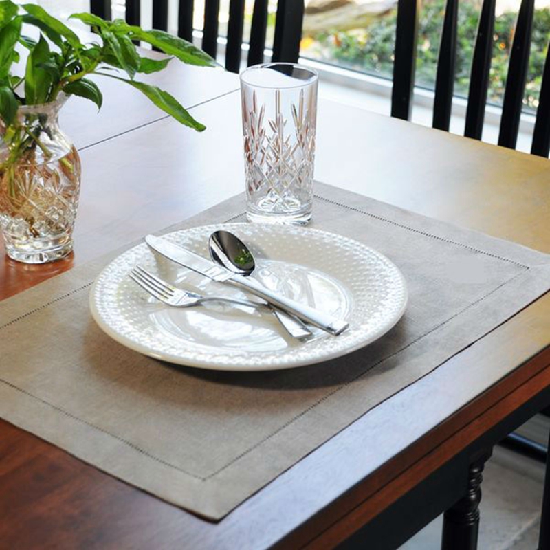 6 Pieces White Hemstitch Napki - Linen Napkin Set incelemesi ve fiyatı