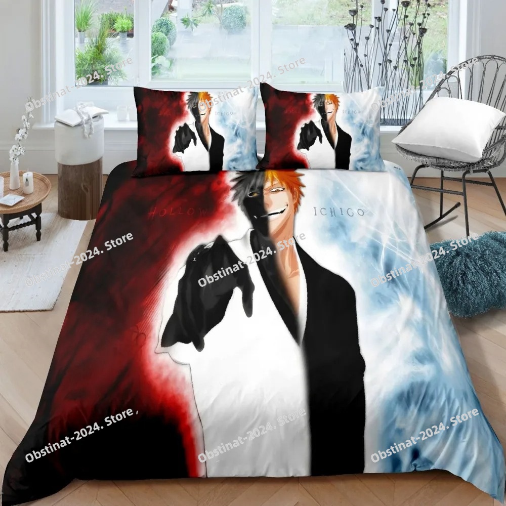 3D Bleach Kurosaki Ichigo Bedd - Linen Duvet Cover incelemesi ve fiyatı