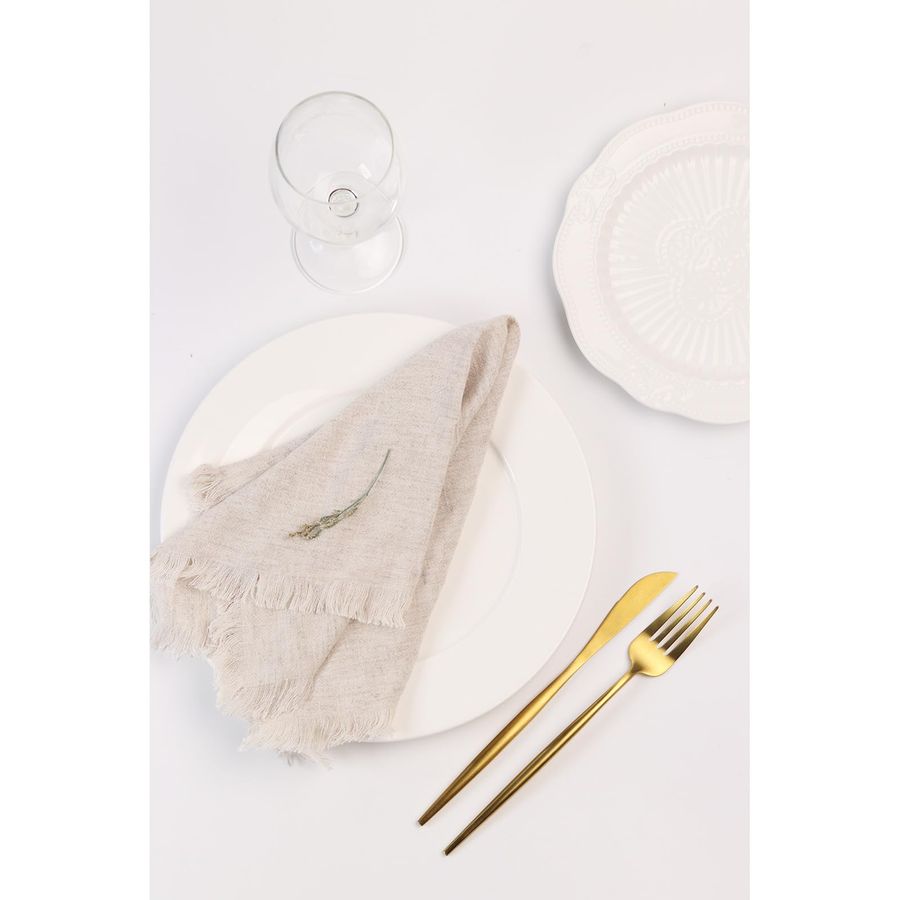 Cloth Napkins with Fringe,18 x - Linen Napkin Set incelemesi ve fiyatı