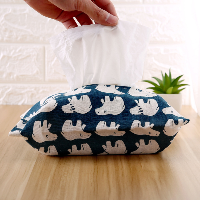 Cotton linen Tissue Box Car Ti - Linen Napkin Set incelemesi ve fiyatı