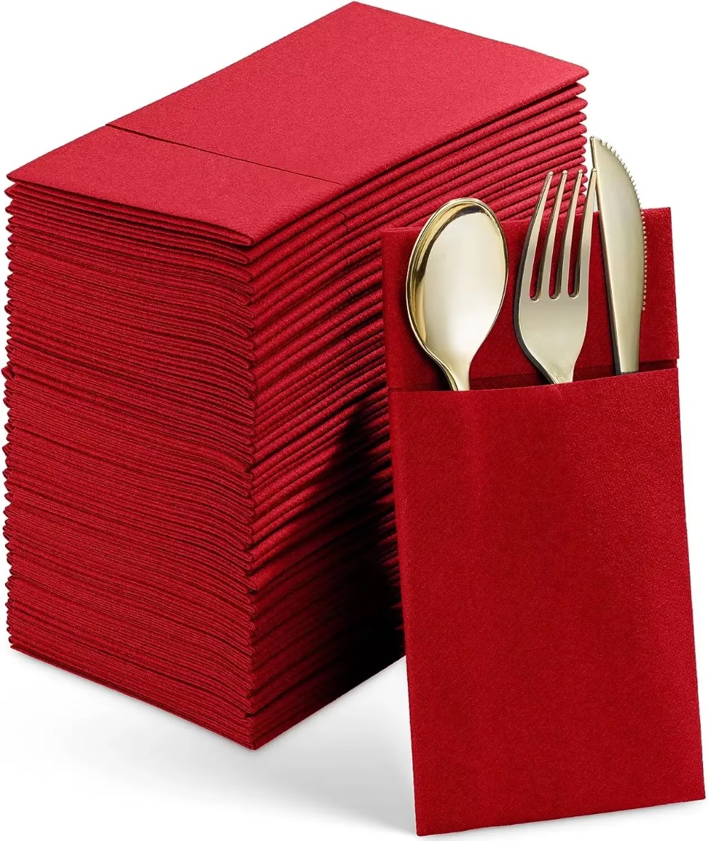 50 PCS Disposable Linen-Feel D - Linen Napkin Set incelemesi ve fiyatı