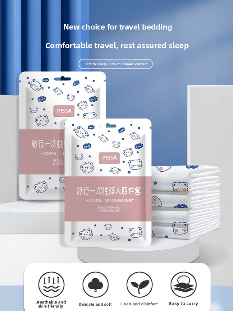 Disposable Hotel Bed Linen Set - Linen Duvet Cover incelemesi ve fiyatı