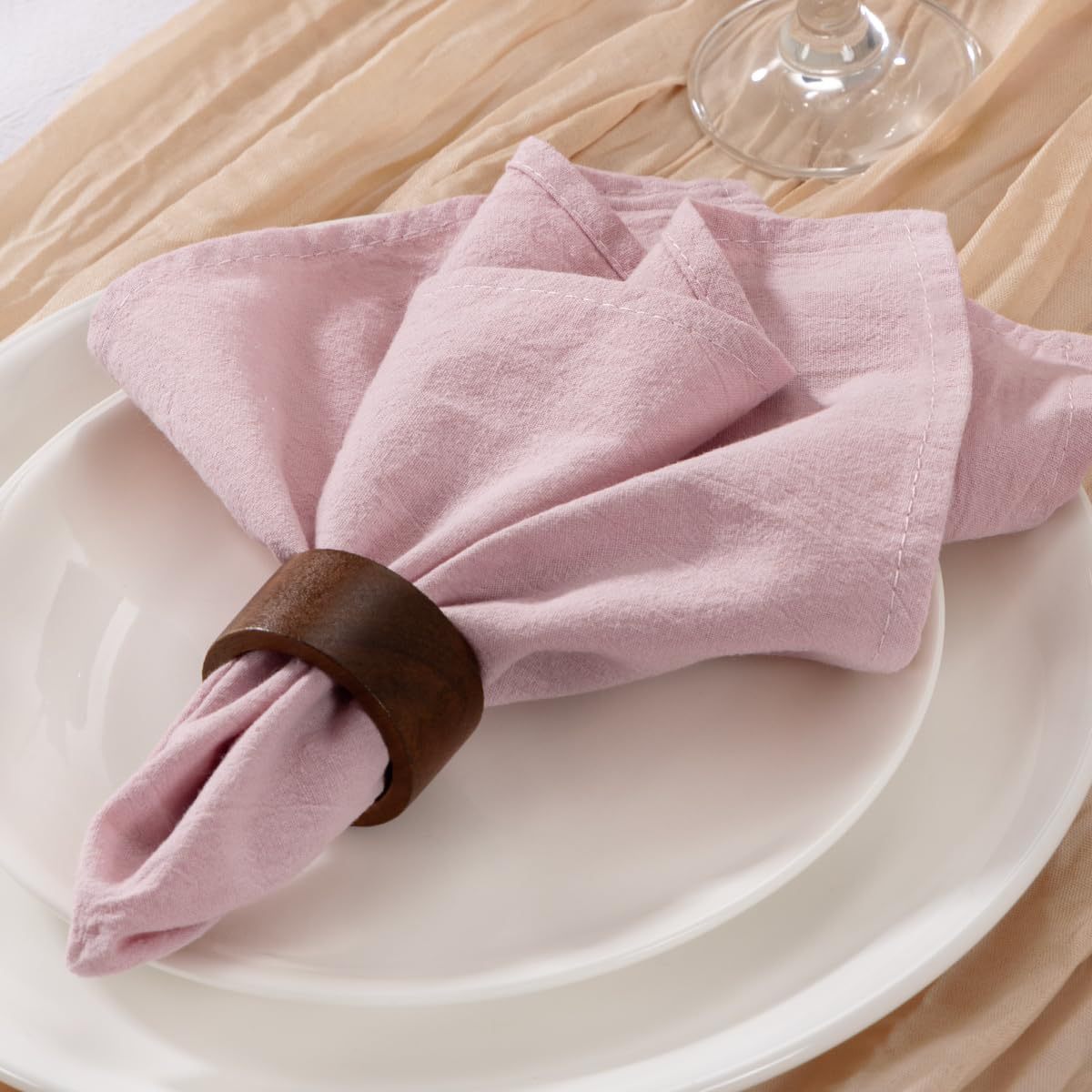 Linen Cloth Napkins Set of 8/6 - Linen Napkin Set incelemesi ve fiyatı