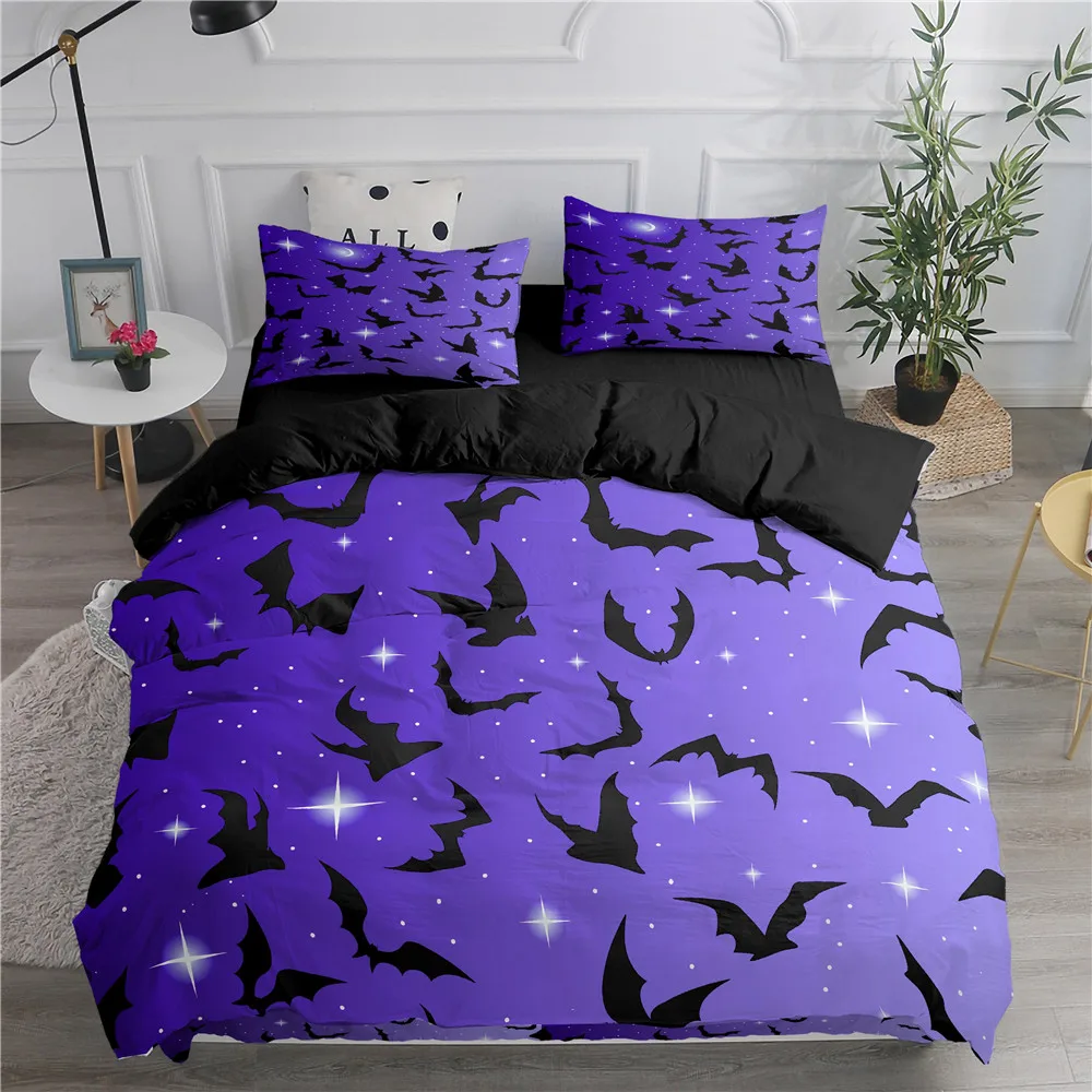 Halloween Flying Vampire Beddi - Linen Duvet Cover incelemesi ve fiyatı