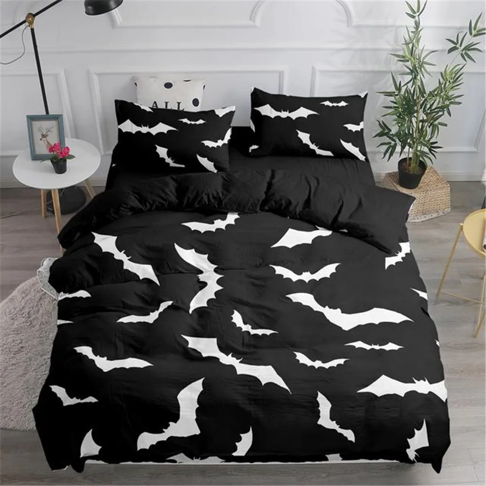 Halloween Flying Vampire Beddi - Linen Duvet Cover incelemesi ve fiyatı