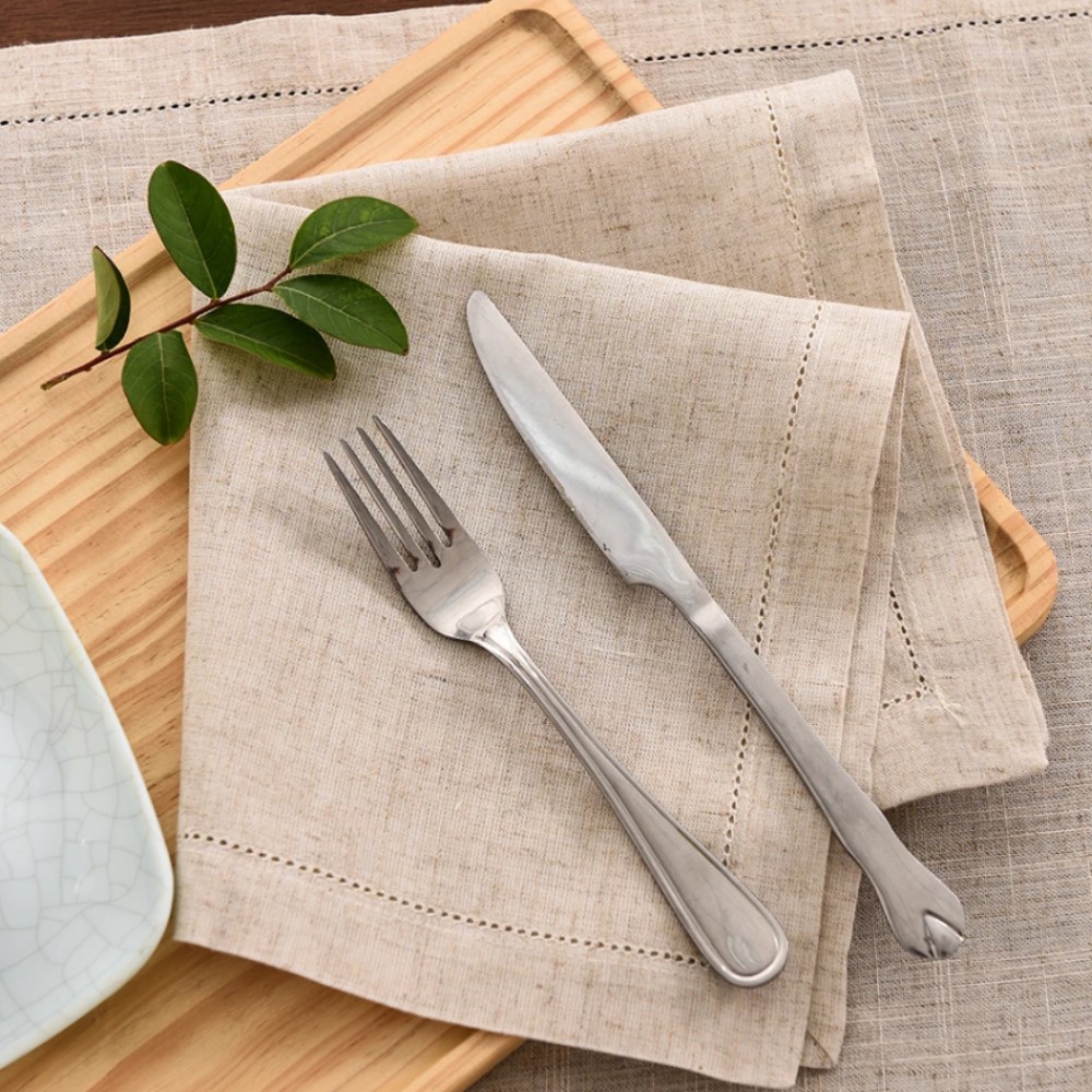 1/5/10pcs Hemstitched Linen Kh - Linen Napkin Set incelemesi ve fiyatı