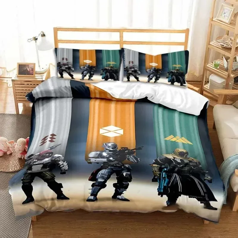Game Destiny Printed Bed Set D - Linen Duvet Cover incelemesi ve fiyatı