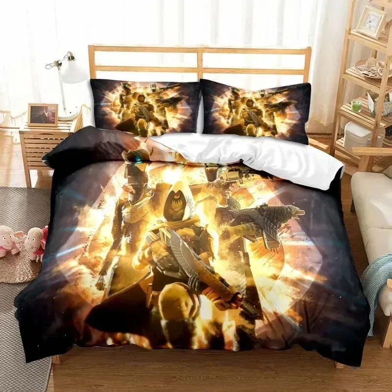 Game Destiny Printed Bed Set D - Linen Duvet Cover incelemesi ve fiyatı