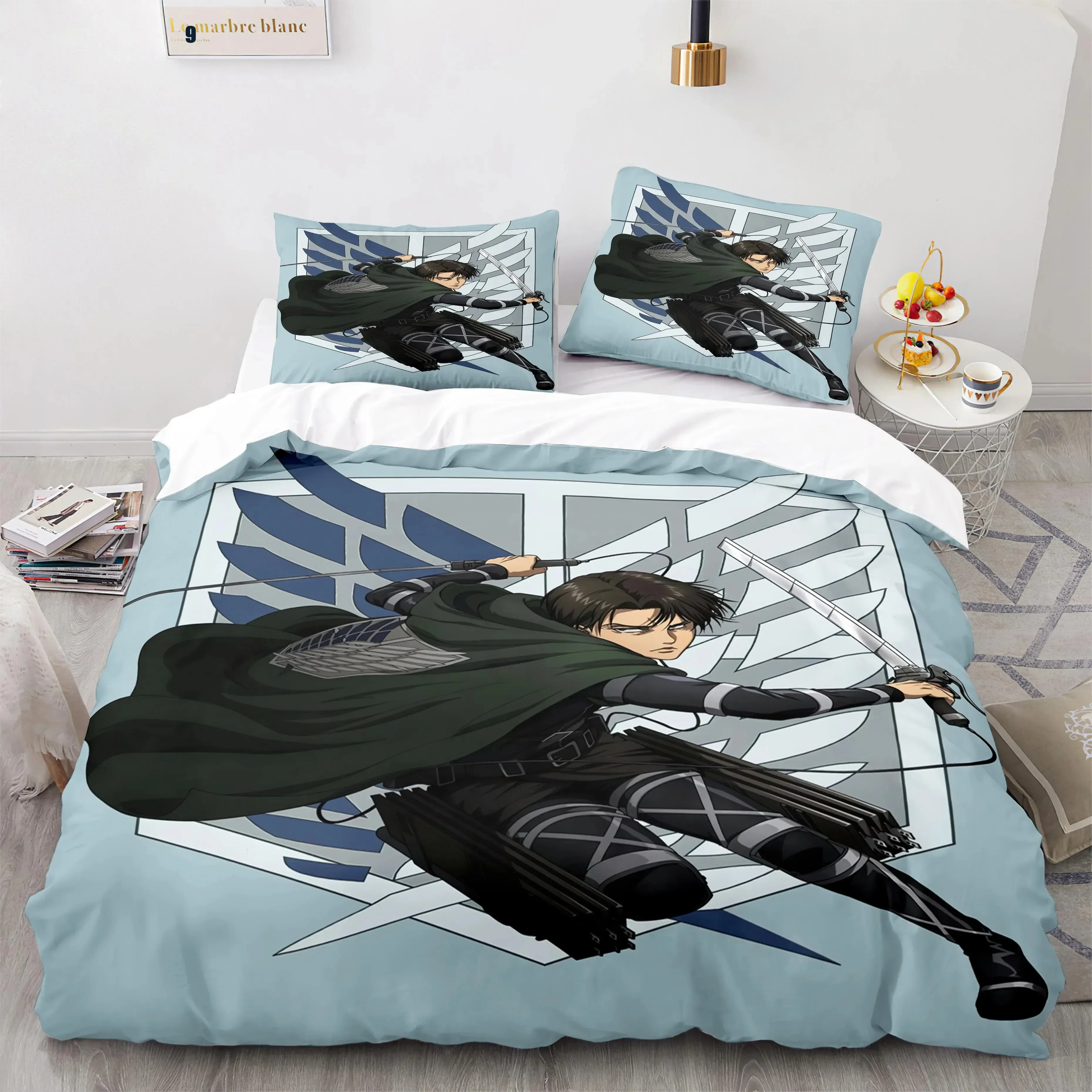 Anime Attack On Titan Home Tex - Linen Duvet Cover incelemesi ve fiyatı