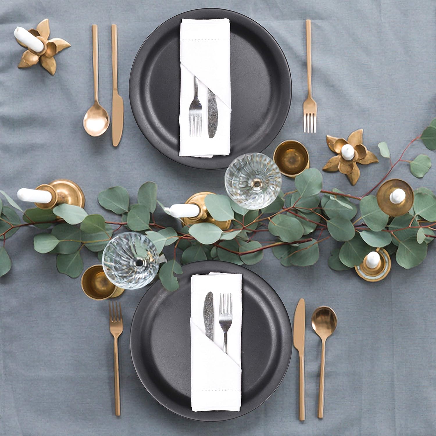 Set of 6 Cotton Cloth Dinner N - Linen Napkin Set incelemesi ve fiyatı