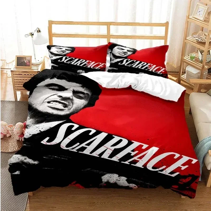Tony Montana Scarfaces Printed - Linen Duvet Cover incelemesi ve fiyatı